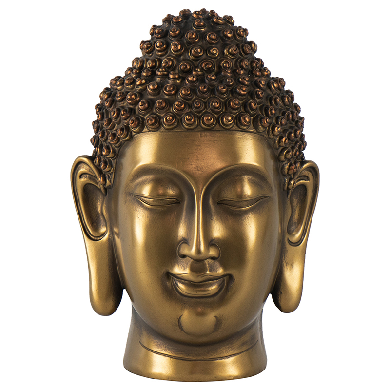 Artekko Artekko Buddha Προτομή Βούδα Ρητίνης Χρυσό (16.5x15.5x26)cm EL78977