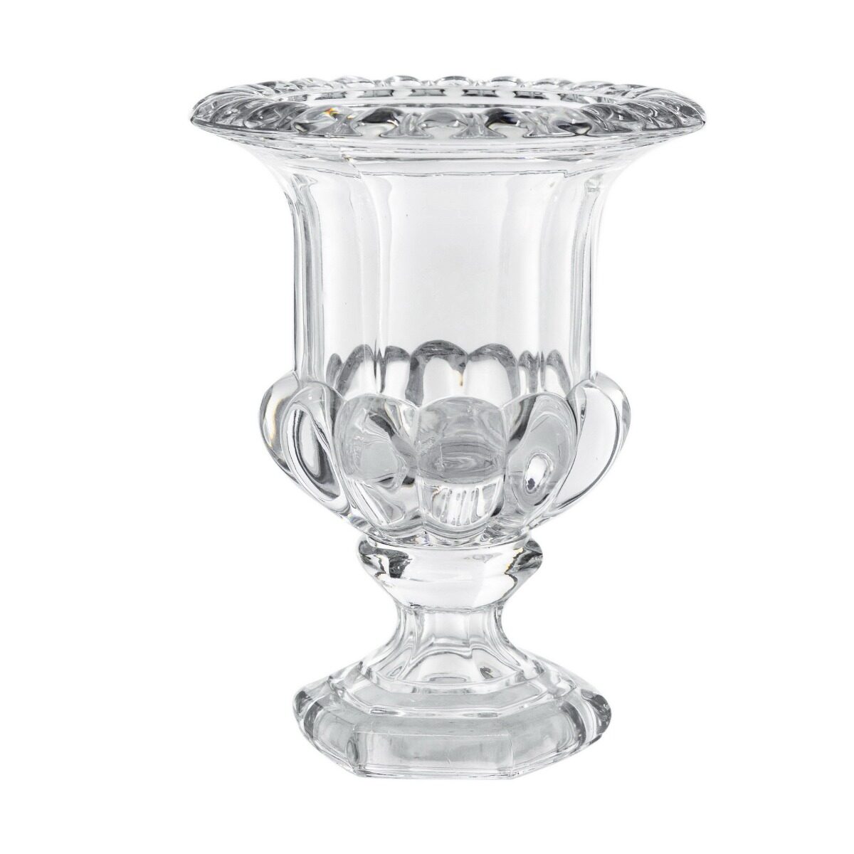 Artekko Artekko Urn Διακοσμητικό Βάζο Γυάλινο Διάφανο (20x20x26)cm HP75698