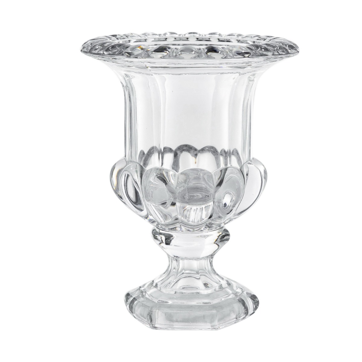 Artekko Artekko Urn Διακοσμητικό Βάζο Γυάλινο Διάφανο (20x20x26)cm HP75698