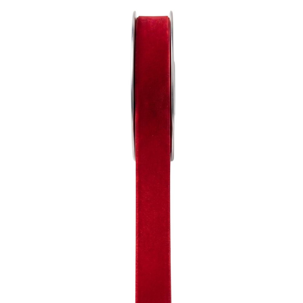 ΚΟΡΔΕΛΑ ΒΕΛΟΥΔΟ ΔΙΠΛΗΣ ΟΨΗΣ 25MM X 7Μ ΚΟΚΚΙΝΗ