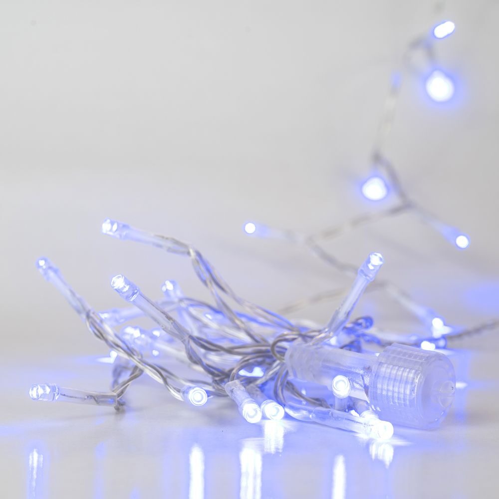 200 LED ΔΙΑΦΑΝΟ ΜΠΛΕ ΕΠΕΚΤΕΙΝΟΜΕΝΟ ΣΤΑΘΕΡΟ 10ΜΕΤΡΑ ΕΣΩΤ AND ΕΞΩΤ ΧΩΡΟΥ 5mm
