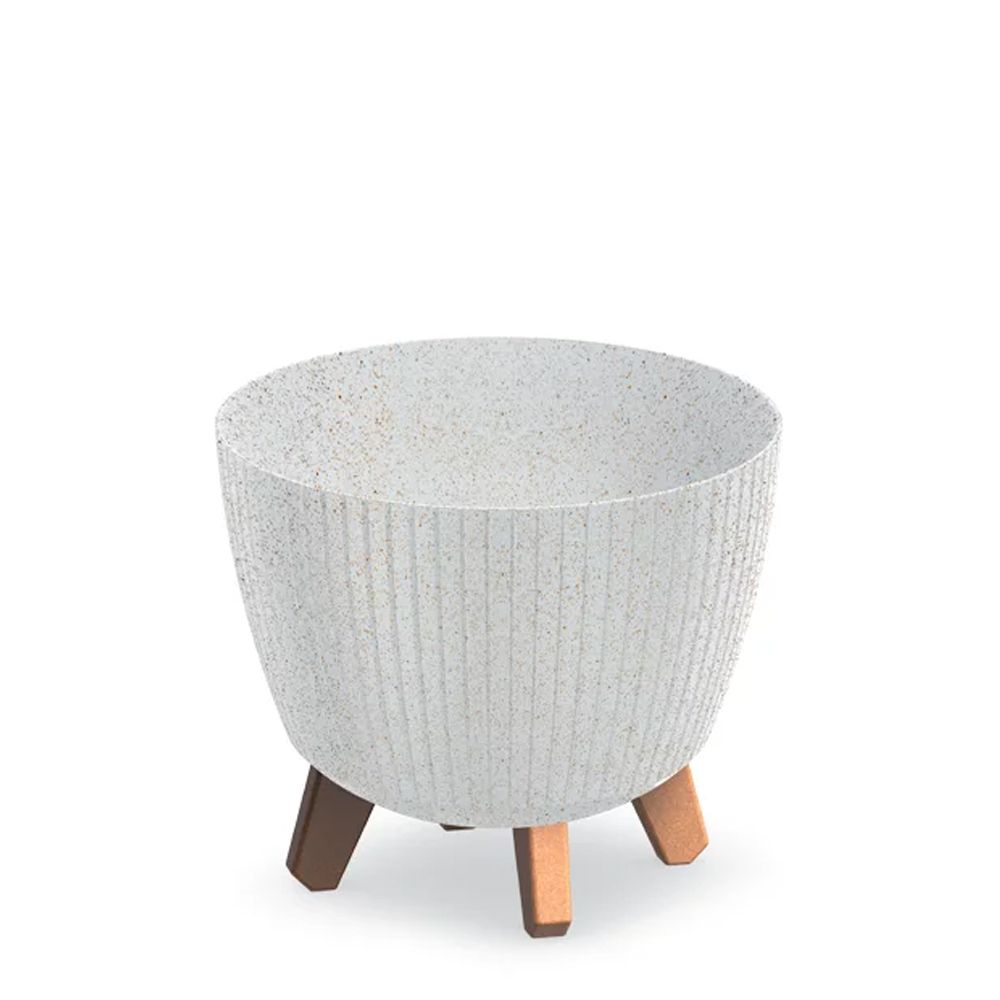 LAMIA ECO WOOD ΛΕΥΚΟ ΠΛΑΣΤΙΚΟ ΚΑΣΠΩ Φ23.5Χ21ΕΚ