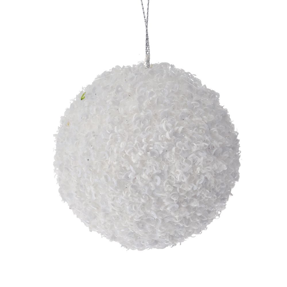 ΛΕΥΚΗ GLITTER FOAM ΜΠΑΛΑ 6ΕΚ
