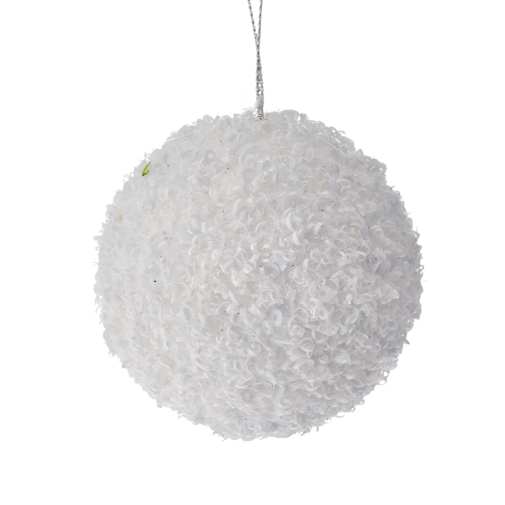 ΛΕΥΚΗ GLITTER FOAM ΜΠΑΛΑ 6ΕΚ