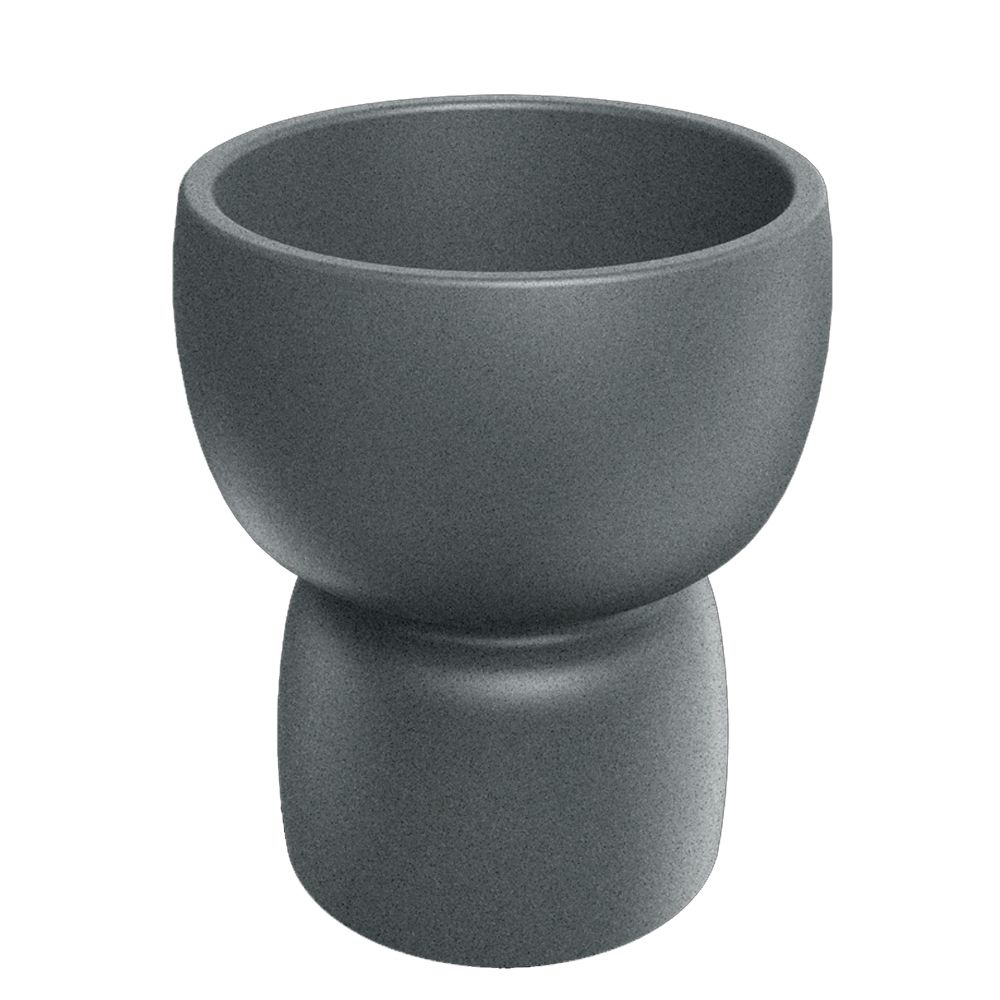 DUALA ROUND TINY GRANITE ΠΛΑΣΤΙΚΟ ΚΑΣΠΩ Φ46.5Χ55ΕΚ