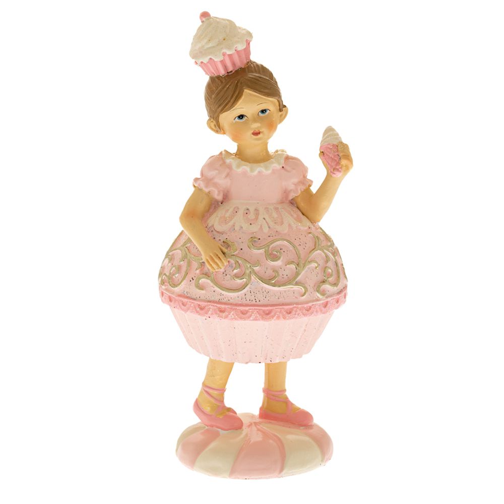ΡΟΖ ΠΟΛΥΡΕΖΙΝ ΚΟΡΙΤΣΙ CUPCAKE 6.5Χ6.5Χ16ΕΚ