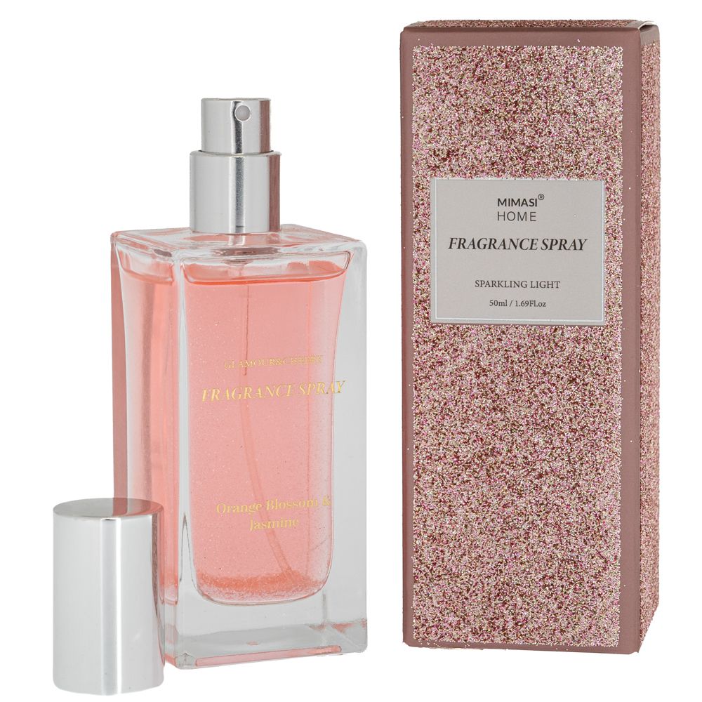 ΡΟΖ ΑΡΩΜΑΤΙΚΟ SPAY ΜΕ GLITTER 50ML Orange Blossom AND Jasmine