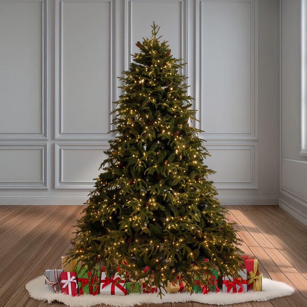 ΔΕΝΔΡΟ   PRE LIT FRANKLIN FIR   240ΕΚ ΜΕ 2000 RGB LED ΛΕΥΚΑ AND ΠΟΛΥΧΡΩΜΑ ΛΑΜΠΑΚΙΑ