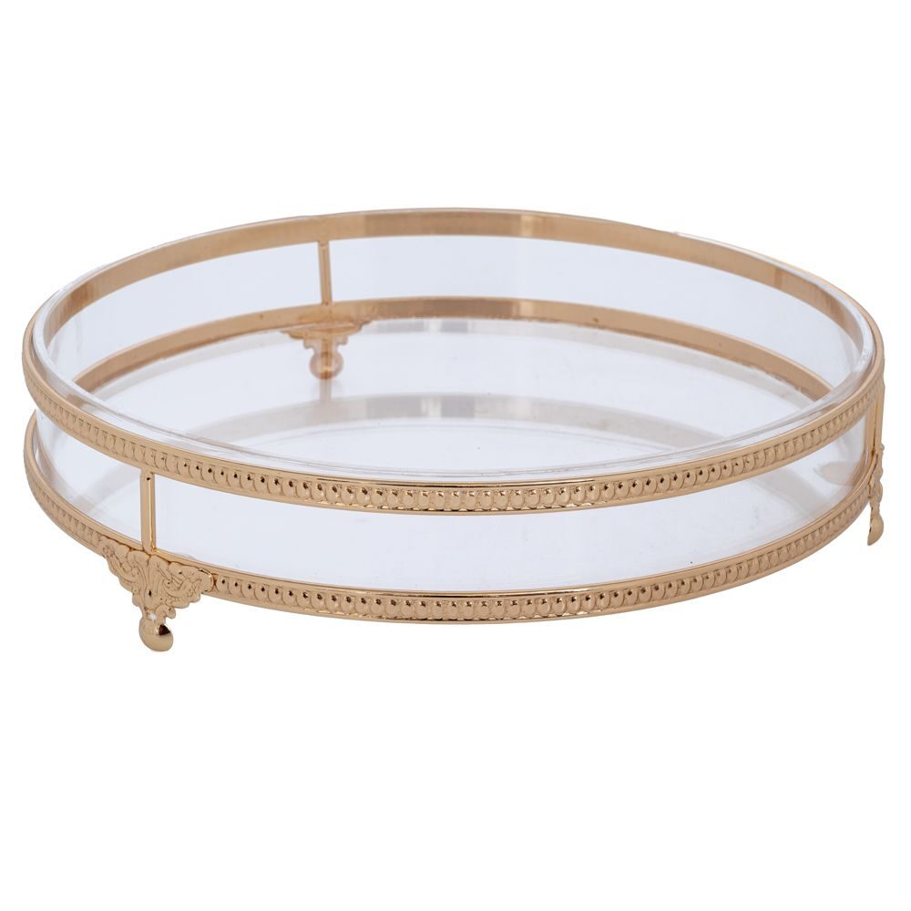 ΧΡΥΣΟΣ ΣΤΡΟΓΓΥΛΟΣ ΔΙΣΚΟΣ Φ26Χ6ΕΚ ΜΕ PLEXIGLASS