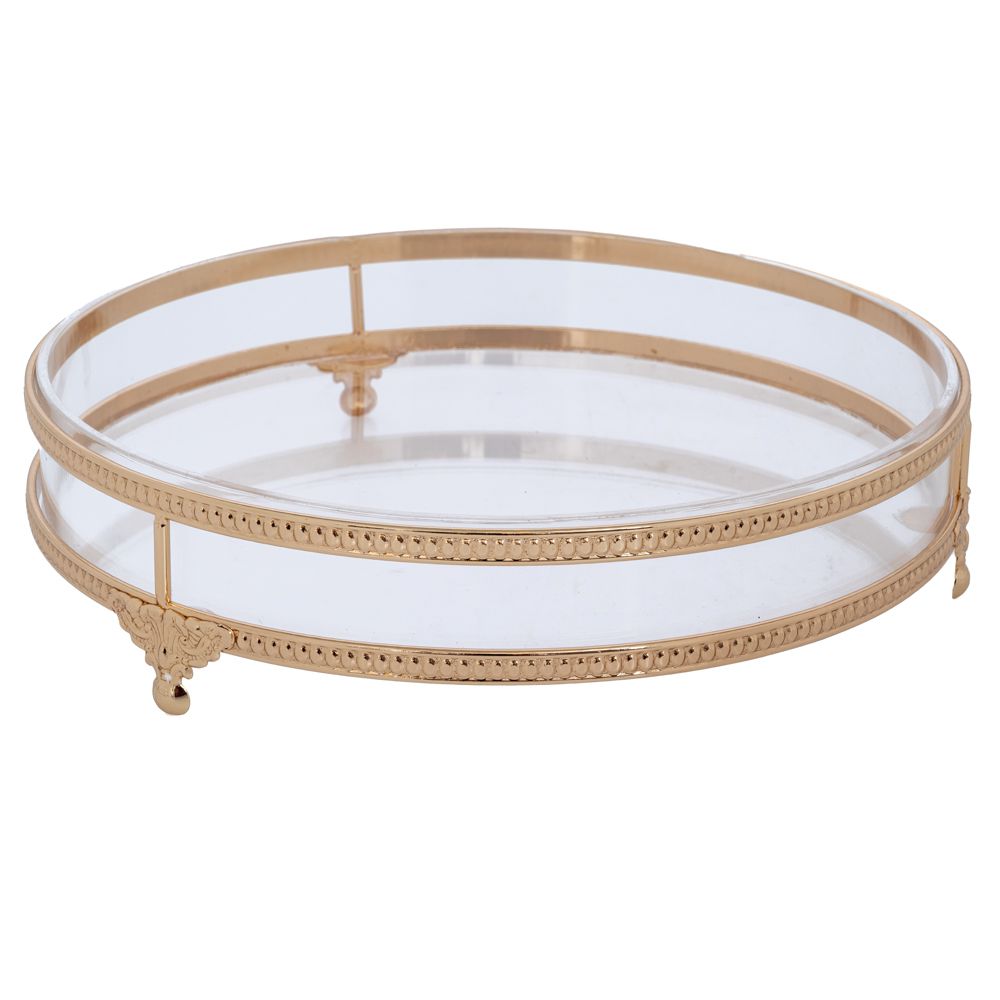 ΧΡΥΣΟΣ ΣΤΡΟΓΓΥΛΟΣ ΔΙΣΚΟΣ Φ26Χ6ΕΚ ΜΕ PLEXIGLASS