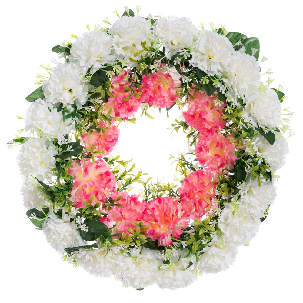 ΣΤΕΦΑΝΙ 42ΕΚ ΜΕ ΓΑΡΥΦΑΛΛΑ ΛΕΥΚΟ-ΦΟΥΞΙΑ Χ27