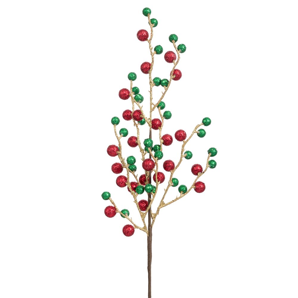 ΚΛΑΔΙ ΜΕ ΣΚ.ΚΟΚΚΙΝΑ ΚΑΙ ΠΡΑΣΙΝΑ BERRIES 53ΕΚ