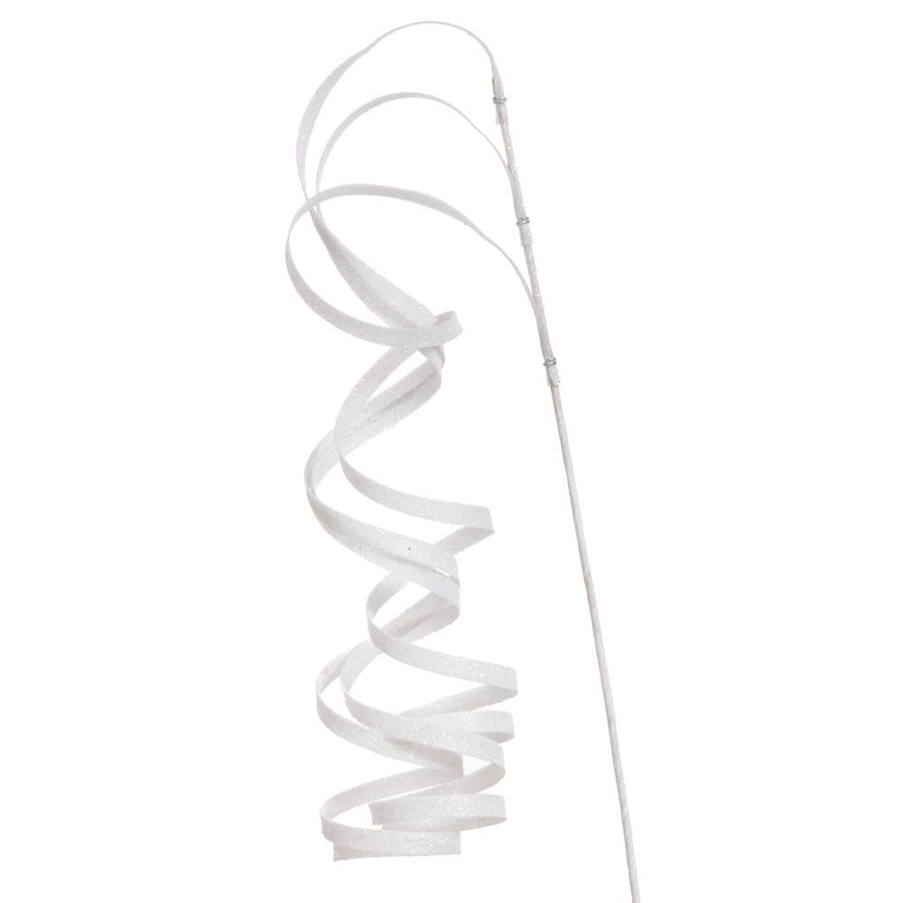 ΛΕΥΚΟ GLITTER TWISTED ΚΛΑΔΙ 114ΕΚ
