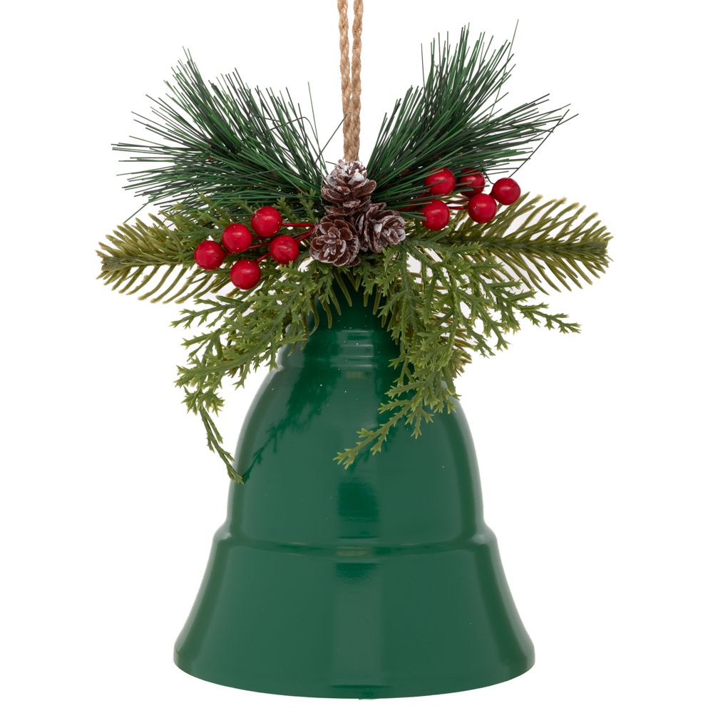 ΠΡΑΣΙΝΗ ΚΡΕΜΑΣΤΗ ΣΤΟΛΙΣΜΕΝΗ ΜΕΤΑΛΛΙΚΗ ΚΑΜΠΑΝΑ 25Χ25Χ28ΕΚ