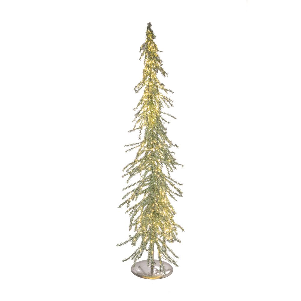 GLITTER ΛΑΔΙ ΦΩΤΙΖΟΜΕΝΟ ΔΕΝΤΡΟ ΜΕ 400 LED ΣΕ GLITTER ΑΣΗΜΙ ΜΕΤΑΛΛΙΚΗ ΒΑΣΗ Φ18Χ100ΕΚ (ΜΠΑΤΑΡΙΑ)