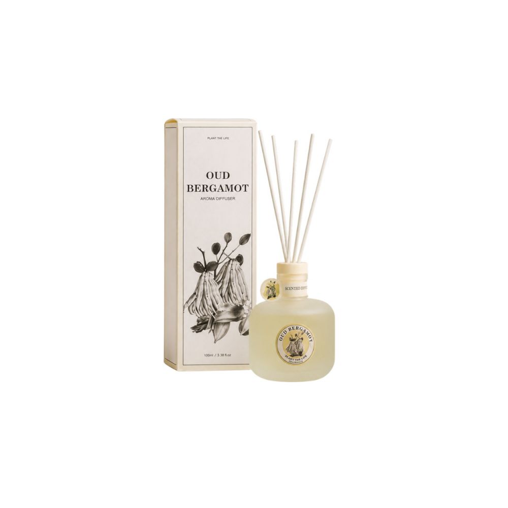 ΚΙΤΡΙΝΟ ΑΡΩΜΑΤΙΚΟ DIFFUSER 100ML OUD BERGAMOT 7.5Χ7.5Χ22