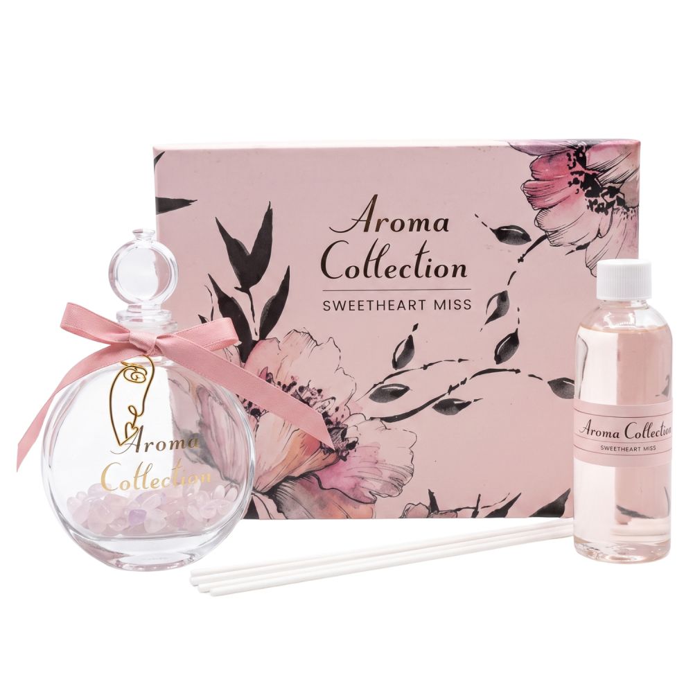 ΡΟΖ ΑΡΩΜΑΤΙΚΟ DIFFUSER 120ML Aroma Collection (ΚΟΥΤΙ ΔΩΡΟΥ)