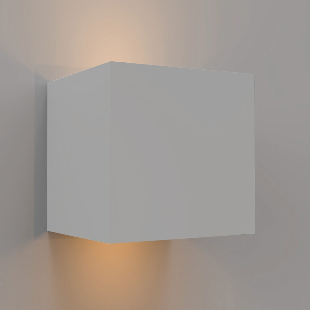 it-Lighting Emerald LED 10W 3000K Outdoor Wall Lamp White D:9,9cmx9,9cm (80203121)