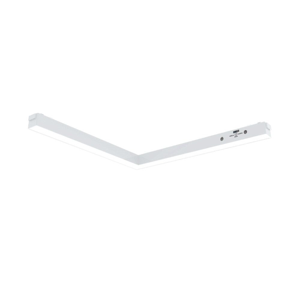 Inlight Γραμμικό φωτιστικό LED 24W 3CCT για ultra thin ράγα σε λευκή απόχρωση D:30X2,6X2,4cm (TMU0180-White)