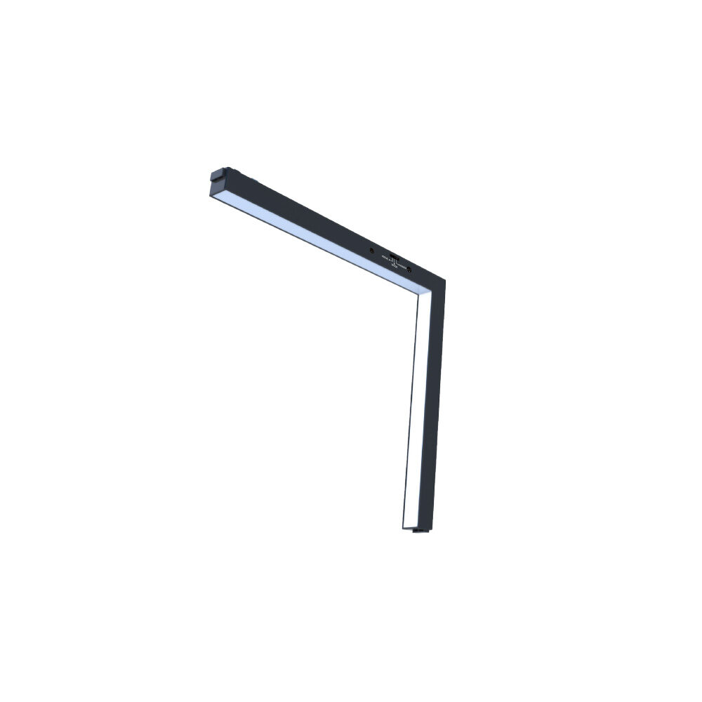Inlight Γραμμικό φωτιστικό LED 24W 3CCT για ultra thin ράγα σε μαύρη απόχρωση D:30X2,6X2,4cm (TMU0190-Black)