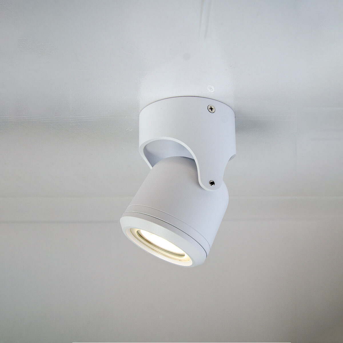 it-Lighting Crescent 1xGU10 Outdoor Spot White D:90x90x130mm (80206024)