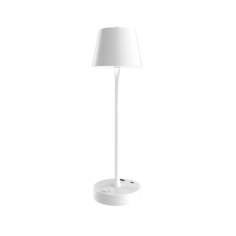 it-Lighting Tahoe Rechargeable LED 2W 3CCT Touch Table Lamp White D:38cmx11cm (80100220)