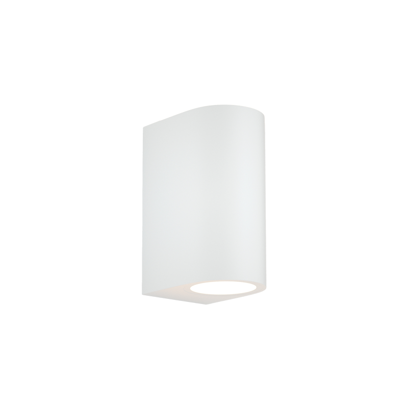 it-Lighting Michigan 2xGU10 Outdoor Up-Down Wall Lamp White D:14.7cmx9cm (80200124)
