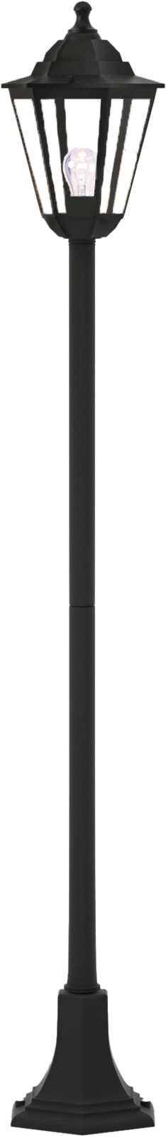 it-Lighting Redfish 1xE27 Outdoor Pole Light Black D:120cmx21.6cm (80500214)