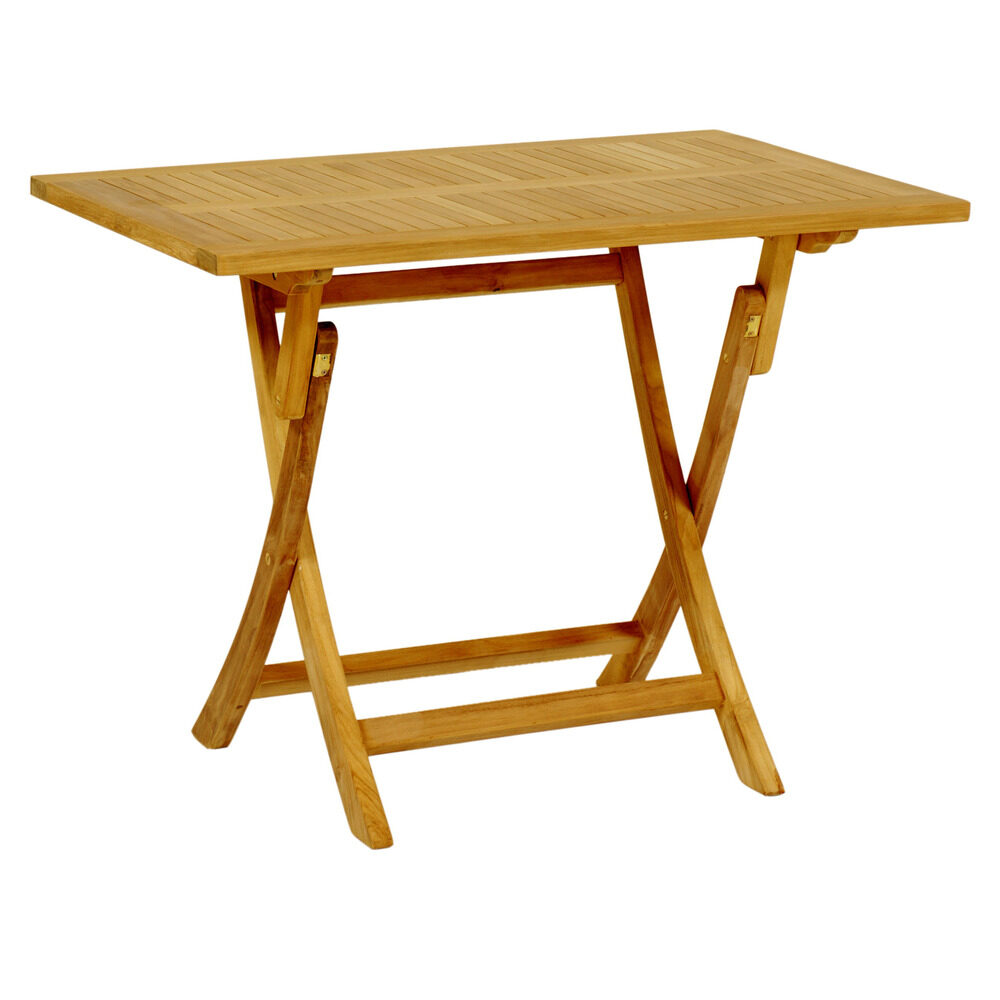 KENT ΤΡΑΠΕΖΙ ΠΤΥΣ/ΝΟ ΑΠΟ ΞΥΛΟ TEAK 130Χ90X75cm