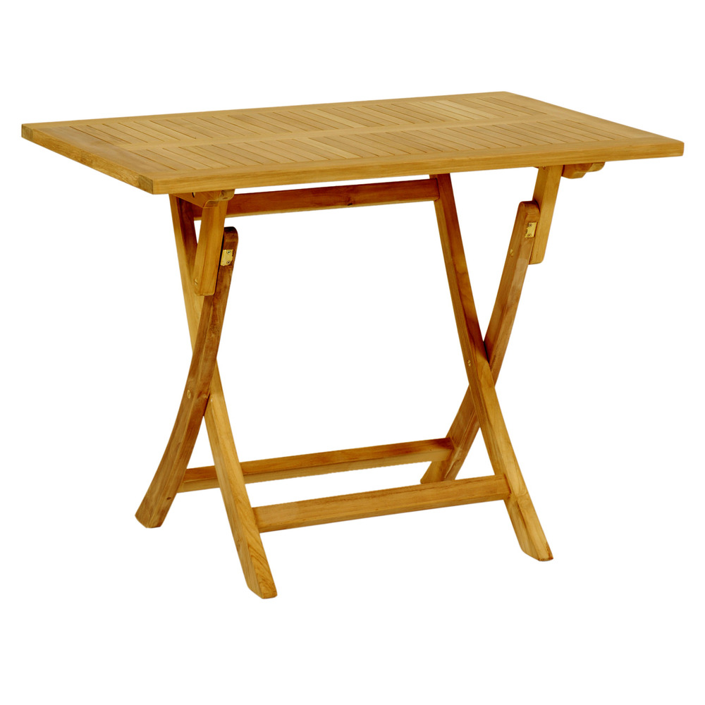 KENT ΤΡΑΠΕΖΙ ΠΤΥΣ/ΝΟ ΑΠΟ ΞΥΛΟ TEAK 150Χ90X75cm