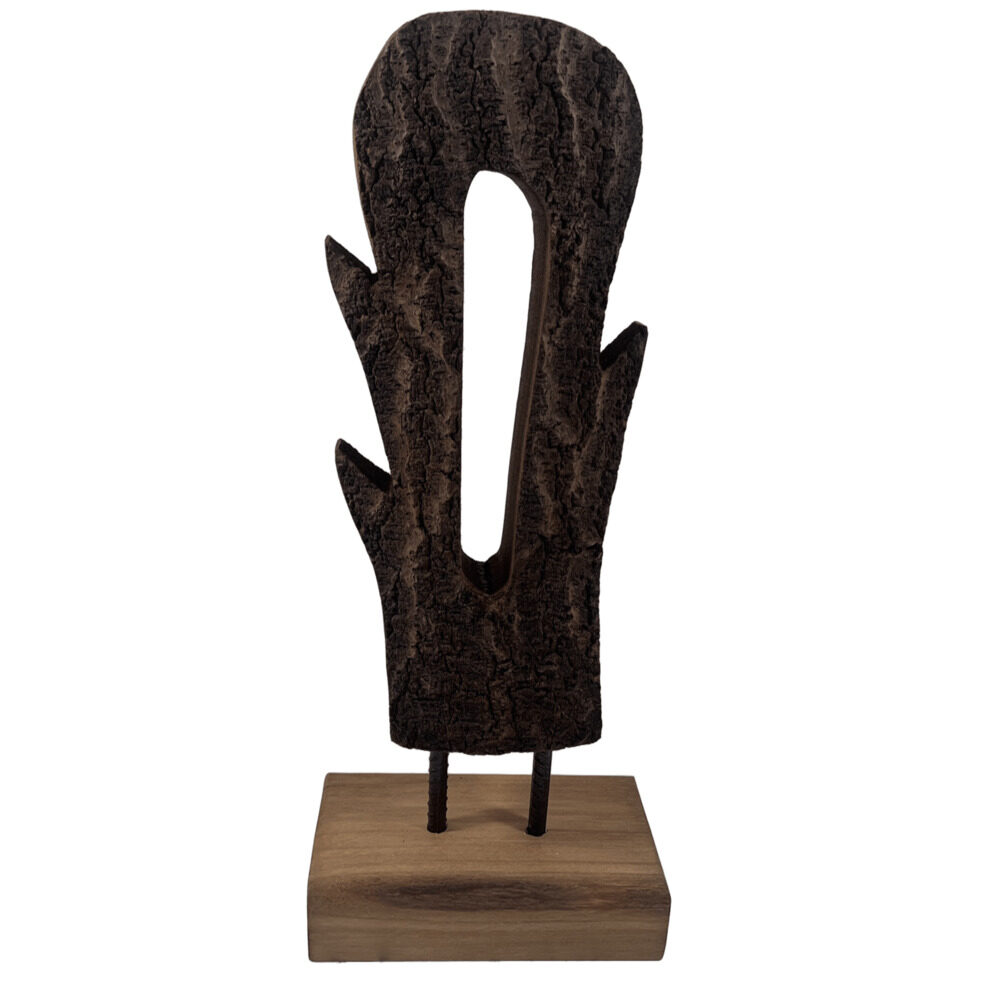 ΔΙΑΚΟΣΜΗΤΙΚΟ TOTEM ΑΠΟ ΞΥΛΟ PAULWONIA 20x11x50cm