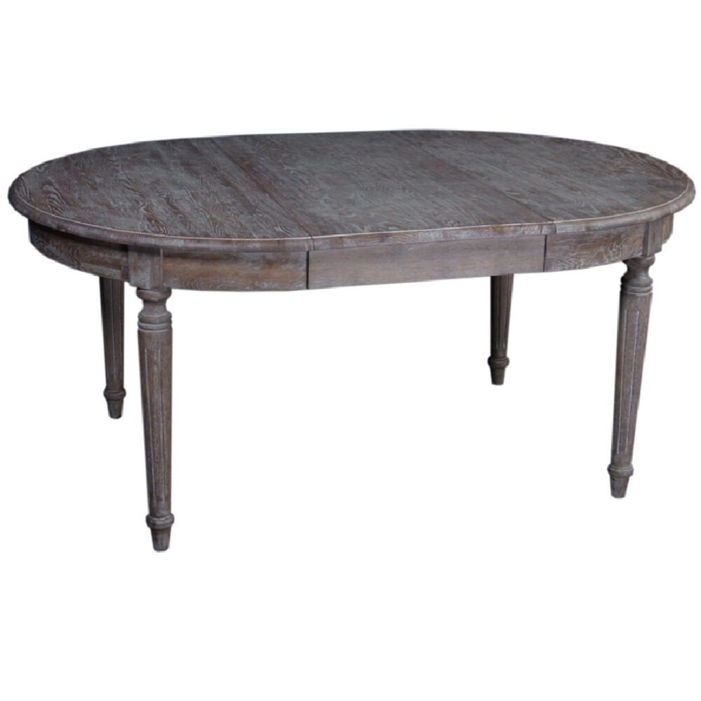 ΤΡΑΠΕΖΙ ΣΤΡΟΓΓΥΛΟ  ΞΥΛΟ ΔΡΥΣ 125/175Χ120Χ78cm