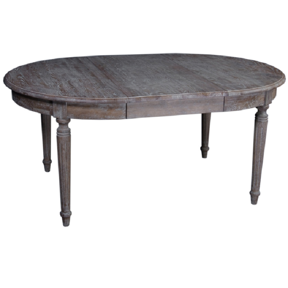 ΤΡΑΠΕΖΙ ΣΤΡΟΓΓΥΛΟ ΞΥΛΟ ΔΡΥΣ 125/175Χ120Χ78cm