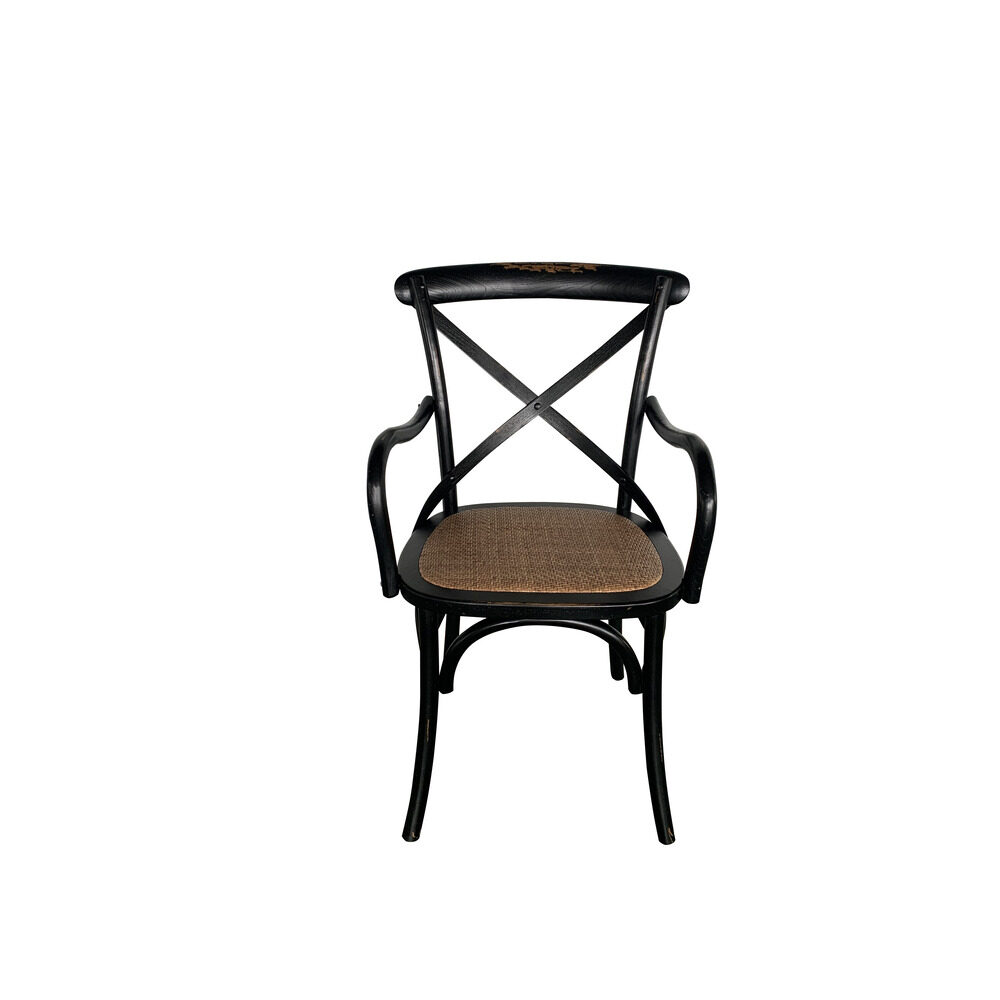 LORD ΠΟΛΥΘΡΟΝΑ ΜΑΥΡΟ ΑΝΤΙΚΕ 45Χ42Χ86cm.
