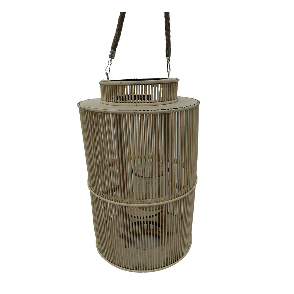 ΦΑΝΑΡΙ ΔΙΑΚΟΣΜΗΤΙΚΟ RATTAN Φ25Χ40cm