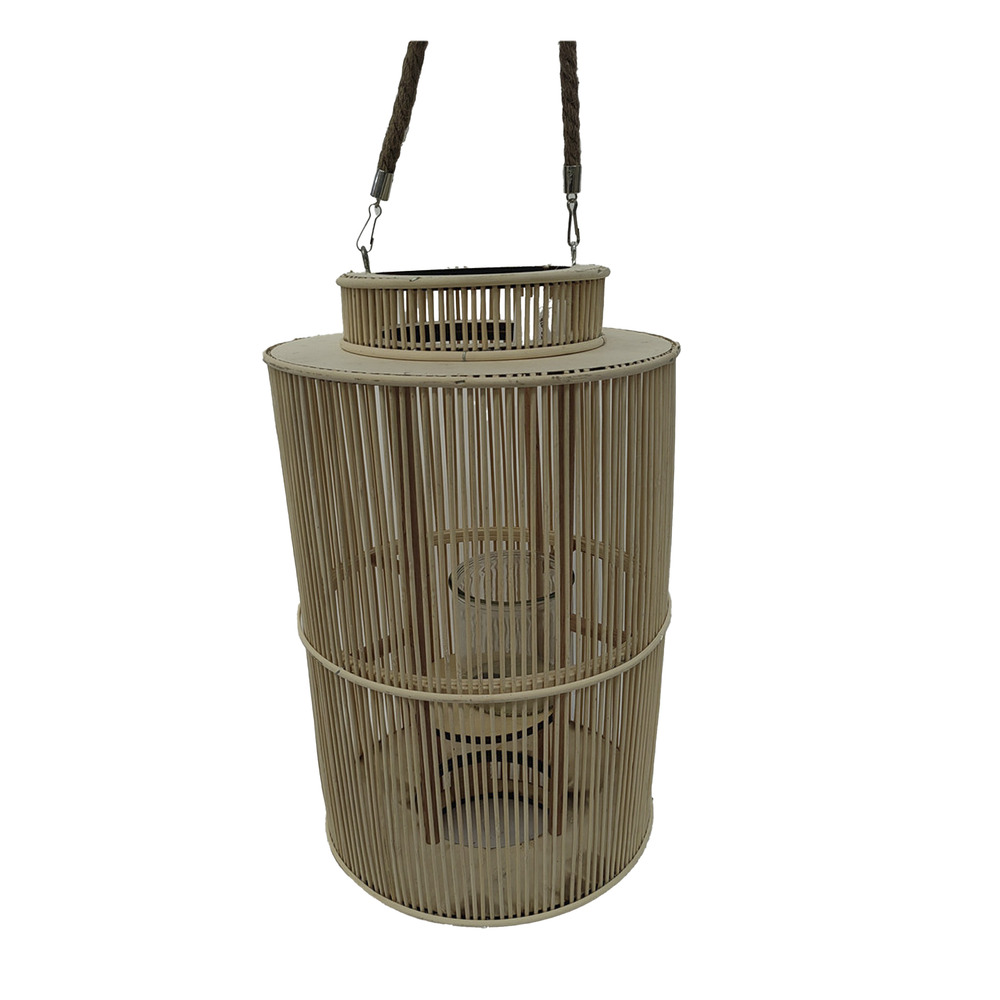 ΦΑΝΑΡΙ ΔΙΑΚΟΣΜΗΤΙΚΟ RATTAN Φ25Χ40cm