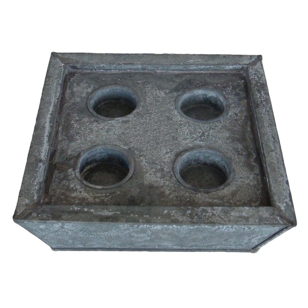 ΚΗΡΟΠΗΓΙΟ  ΓΑΛΒΑΝΙΖΕ 4Θ 15,5Χ15,5Χ32cm