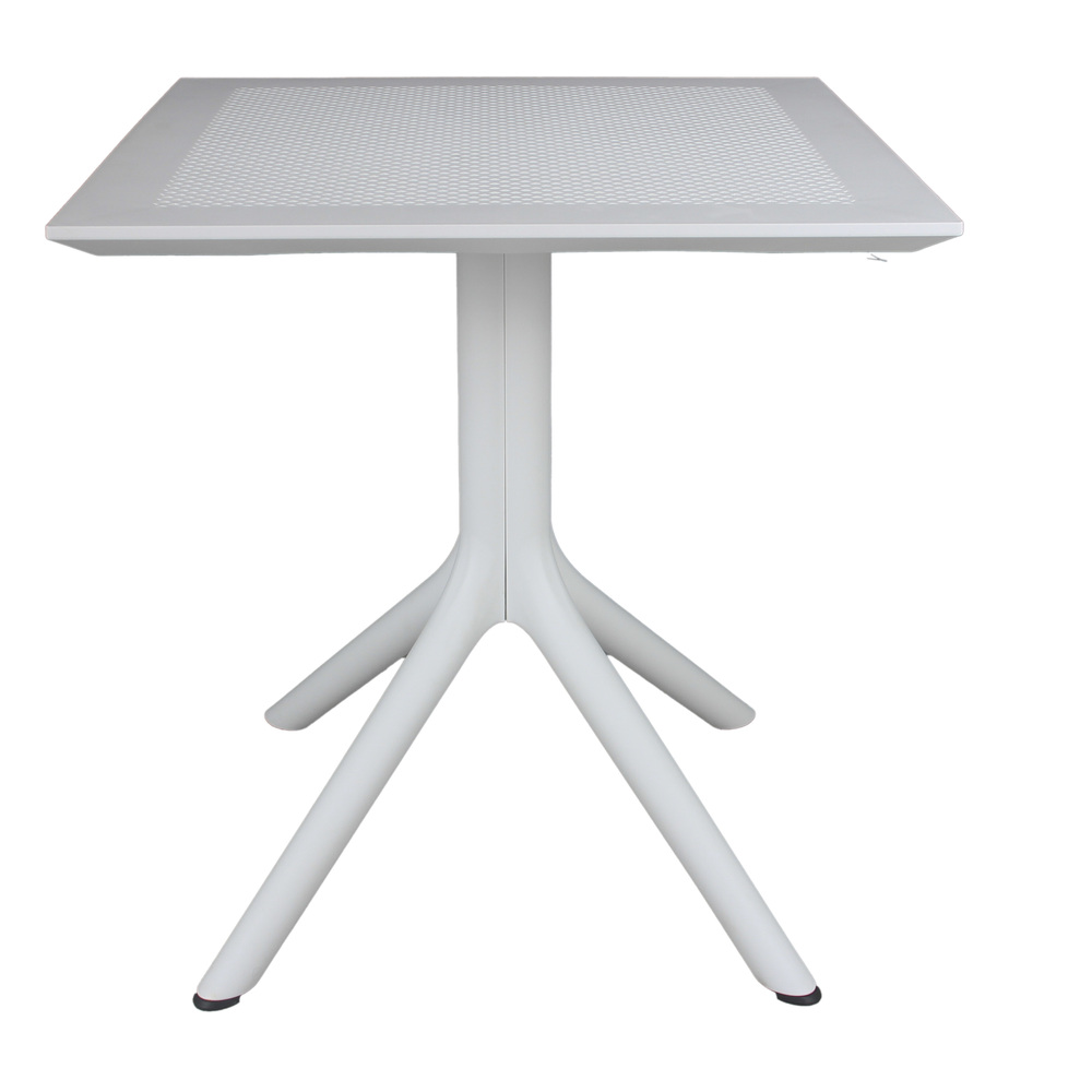 CONTRACT ΤΡΑΠΕΖΙ 4ΓΩΝΟ ΠΟΛΥΠΡΟΠΥΛΕΝΙΟ ΛΕΥΚΟ 70x70x75cm