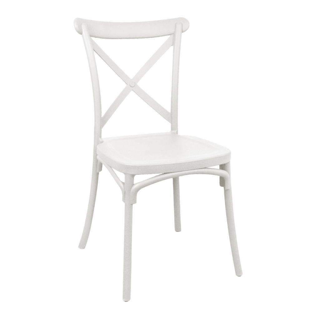 PIZA ΚΑΡΕΚΛΑ ΑΠΟ ΠΟΛΥΠΡΟΠΥΛΕΝΙΟ  ΛΕΥΚΗ 43x54x87,5cm.