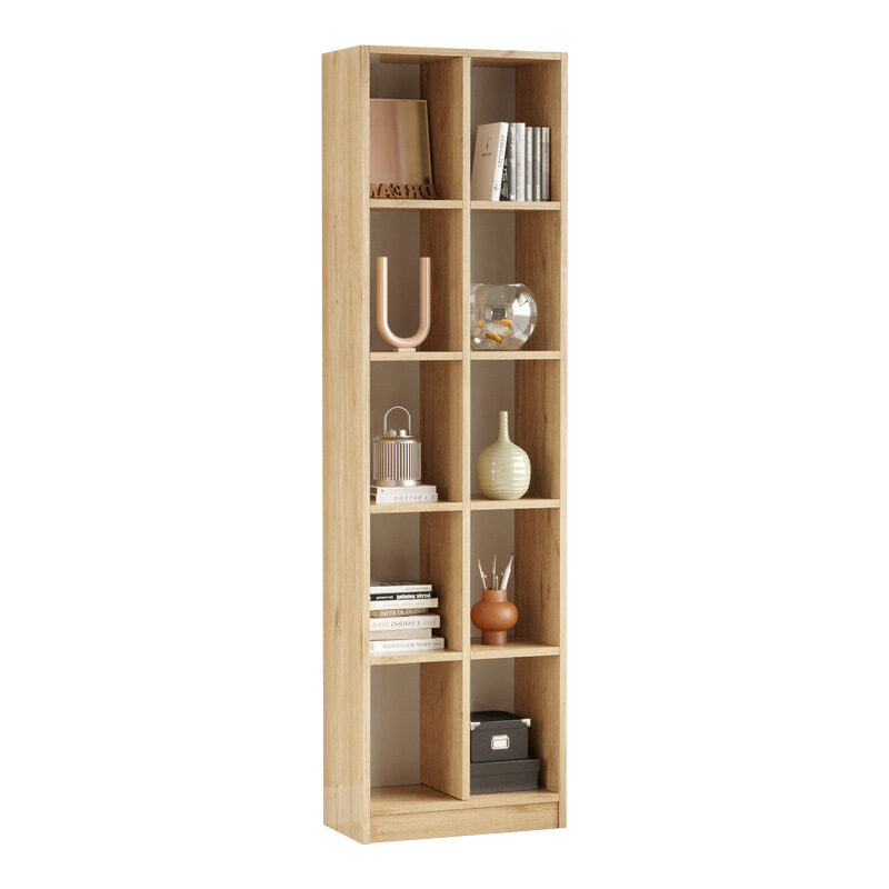 Βιβλιοθήκη Oteca 10θέσεων pakoworld oak 51.1x25.4x180εκ