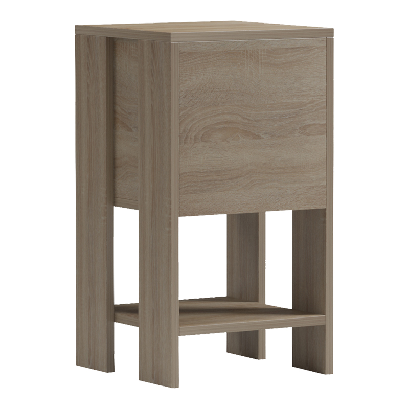 Κομοδίνο Reppo pakoworld sonoma 30x30x55εκ