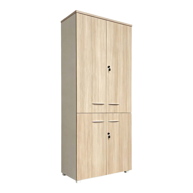 Ντουλάπα γραφείου Stark pakoworld σε oak-μπεζ 80x40x200εκ