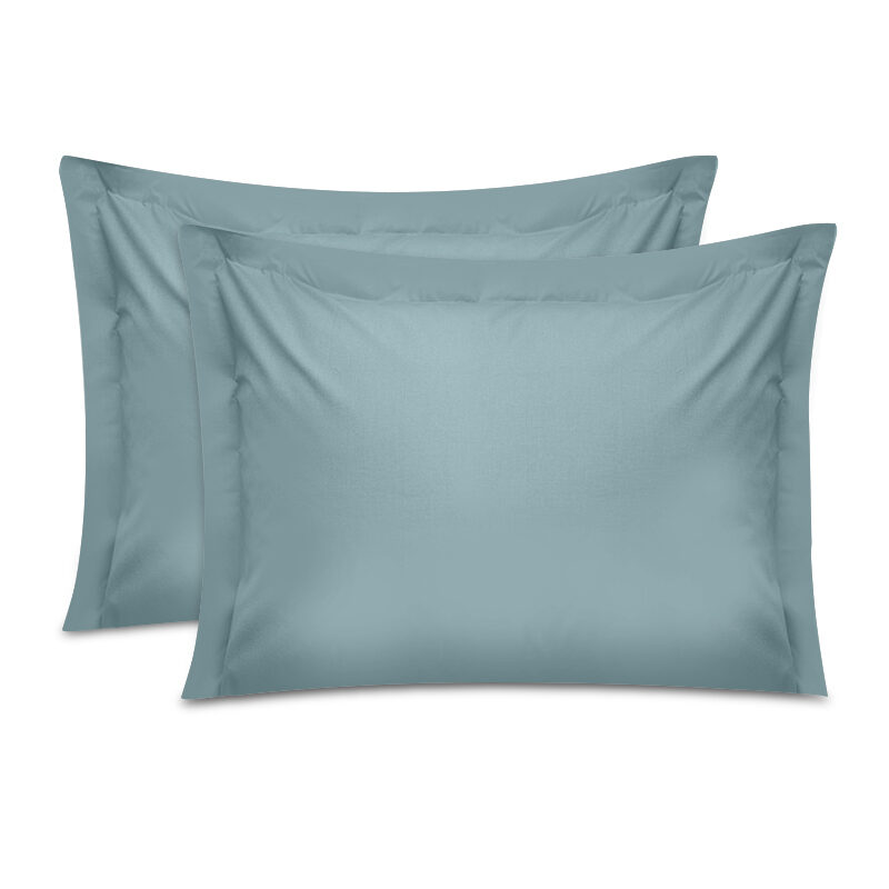 Μαξιλαροθήκες ύπνου Tonne Cotton Box Σετ 2 τμχ χρώμα μέντα 50x80+5εκ.