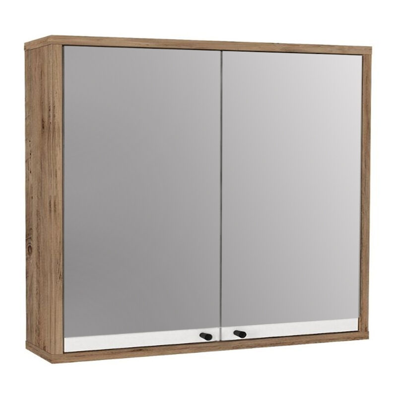 Καθρέπτης μπάνιου Lilian Μegapap χρώμα atlantic pine 75x14,6x65εκ.