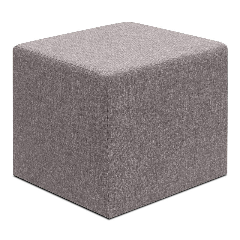 Σκαμπώ Linda Megapap υφασμάτινο χρώμα καφέ 40x40x40εκ.