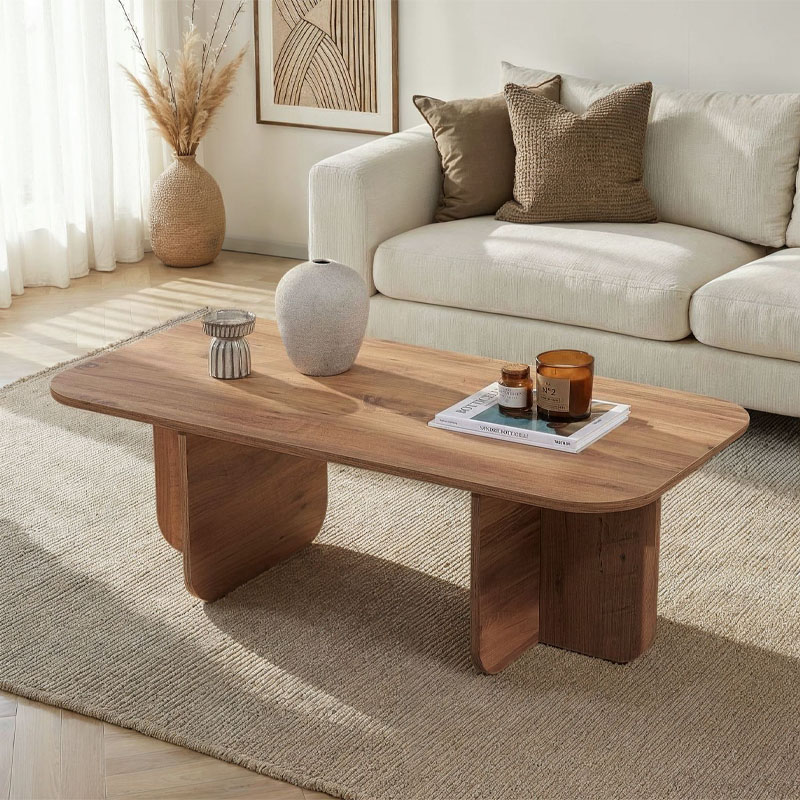 Τραπεζάκι σαλονιού Becaj Megapap χρώμα atlantic pine 120x60x41,4εκ.