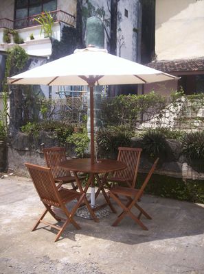 SUMATRA ΟΜΠΡΕΛΑ ΚΗΠΟΥ ΛΕΥΚΗ Φ300x250cm