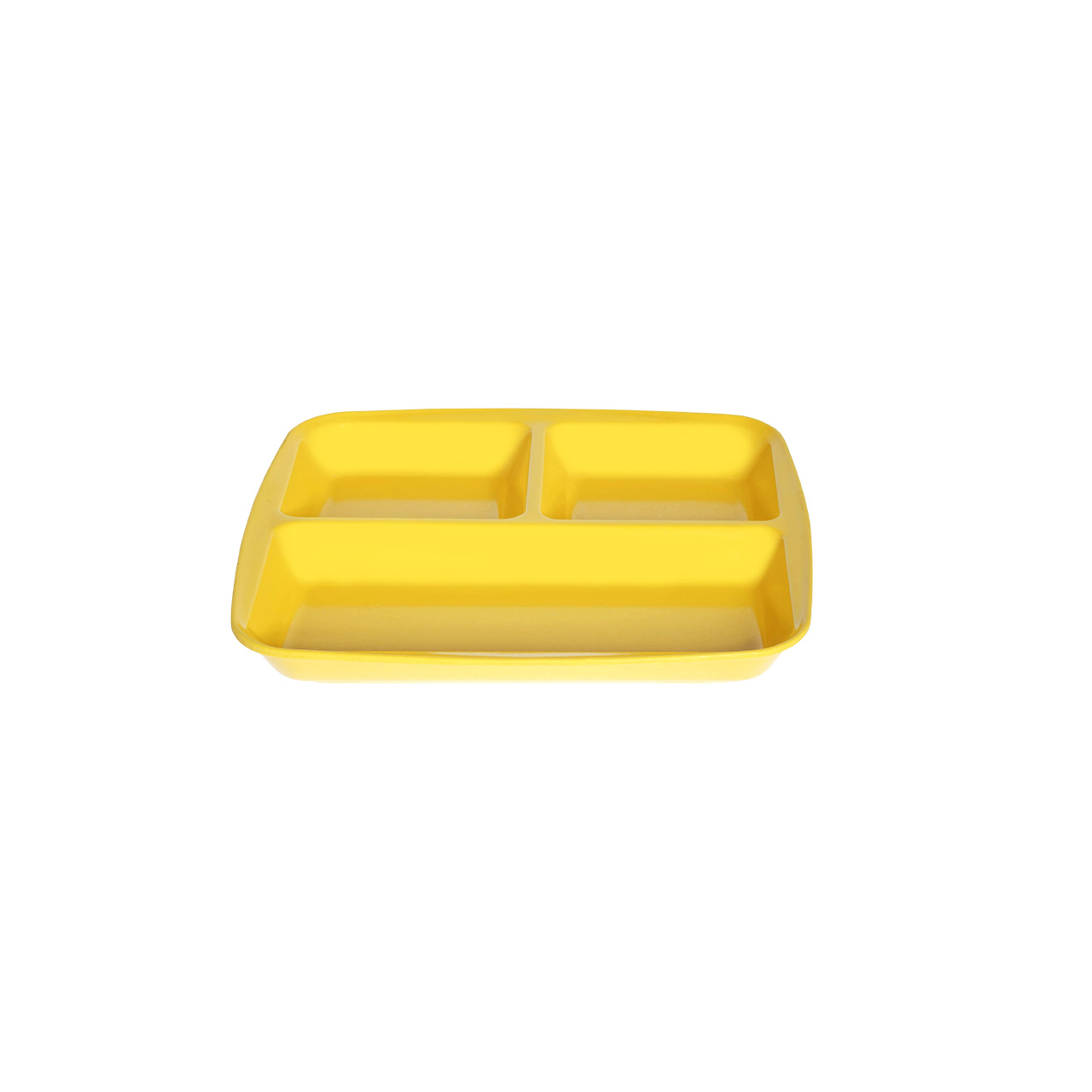 Δίσκος 3 θέσεων 26,5x24,5cm Κίτρινο - SKU -409314