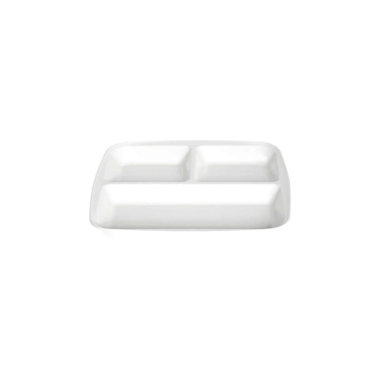 Δίσκος 3 θέσεων 26,5x24,5cm Λευκός - SKU -409114