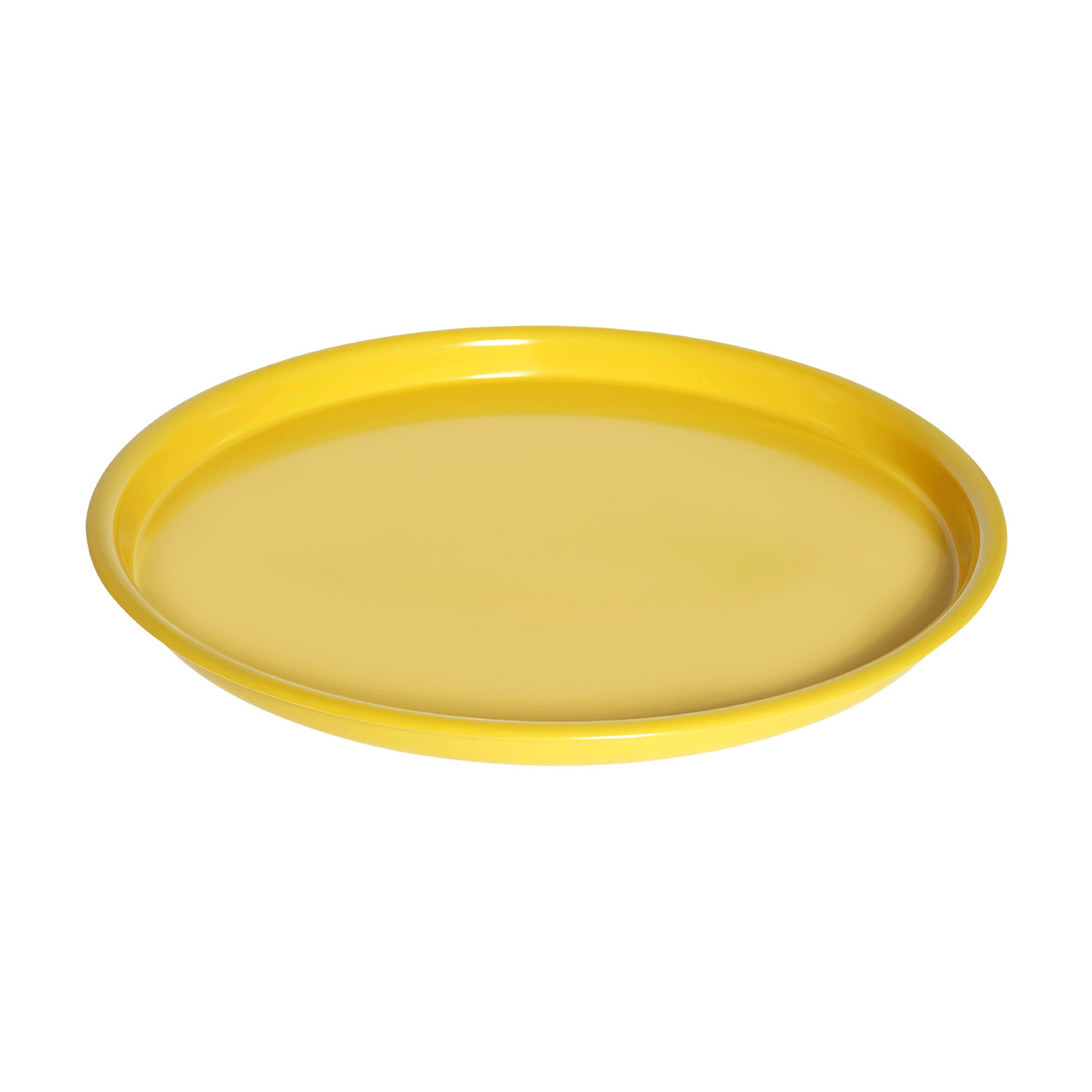 Δίσκος στρογγυλός Φ35cm Κίτρινος - SKU -407304